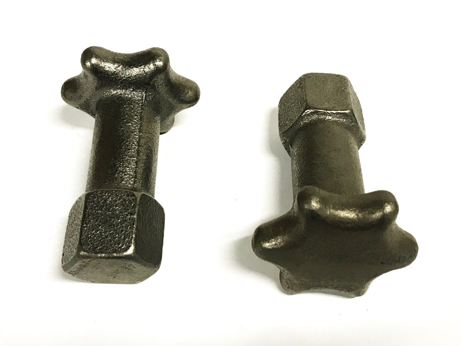 Reid Select Iron Blank Lobed Knob KL-1 [Lot of 2] NOS