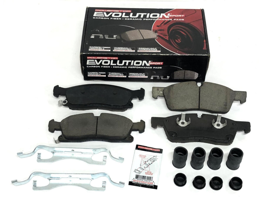 PowerStop Evolution Sport Carbon Fiber And Ceramic Brake Pads Z23-1455 NOS