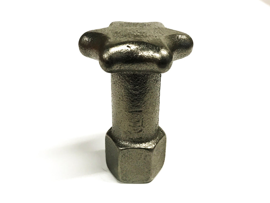 Reid Select Iron Blank Lobed Knob KL-1 [Lot of 2] NOS