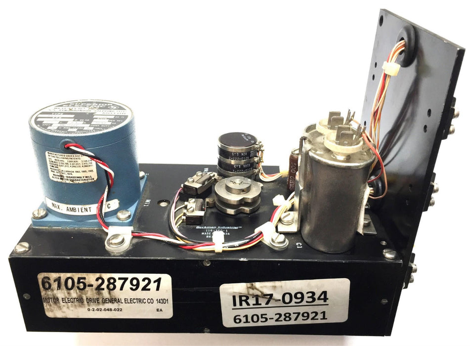 Beckman/General Electric/GE Motor Drive Assembly 116-360-1 (143D1389G0001) USED