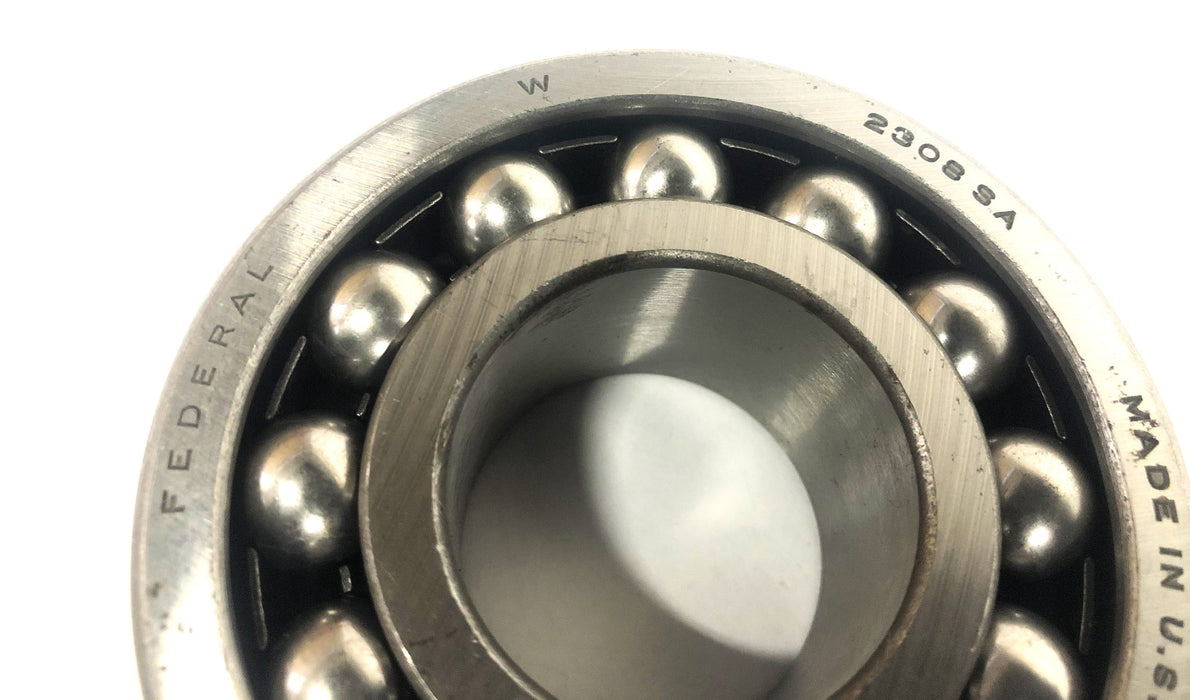 Federal W Double Row Self-Aligning Ball Bearing 2308-SA NOS