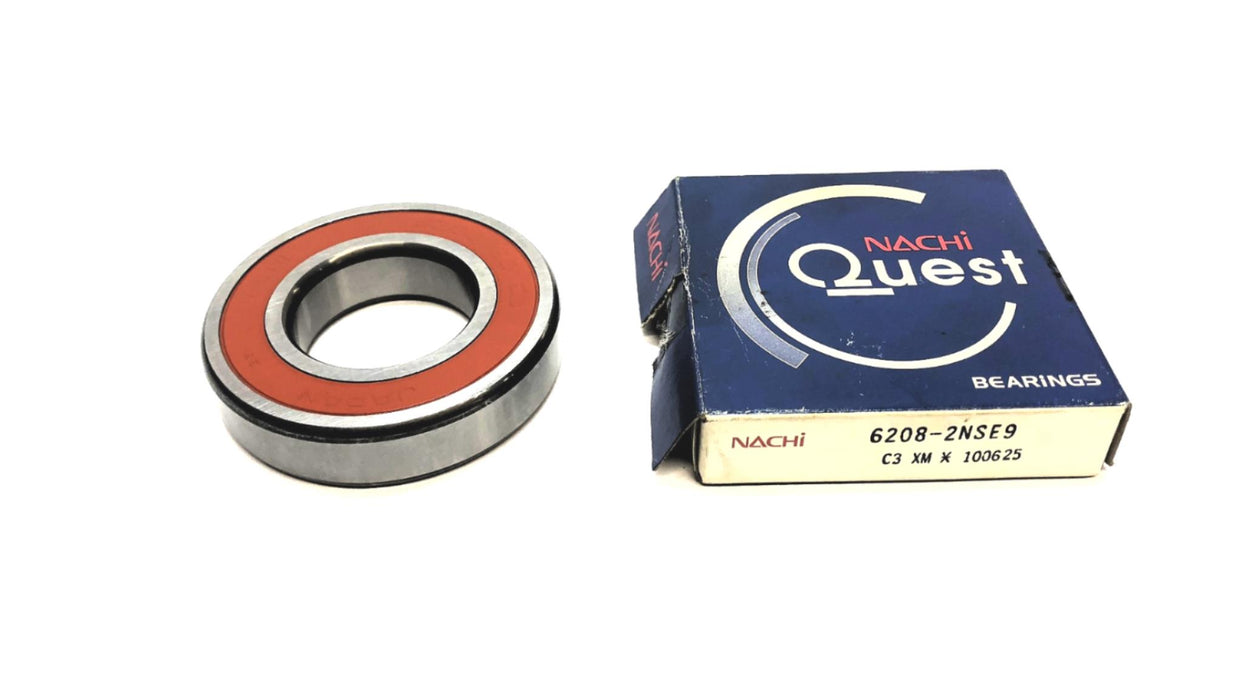 Nachi Rubber Sealed Ball Bearing 6208-2NSE9 (6208NSE C3) NOS