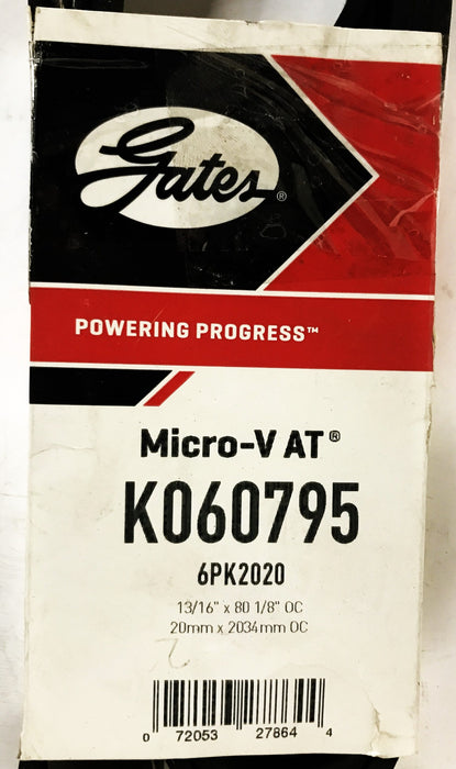 Gates Accessory Drive Belt K060795 NOS