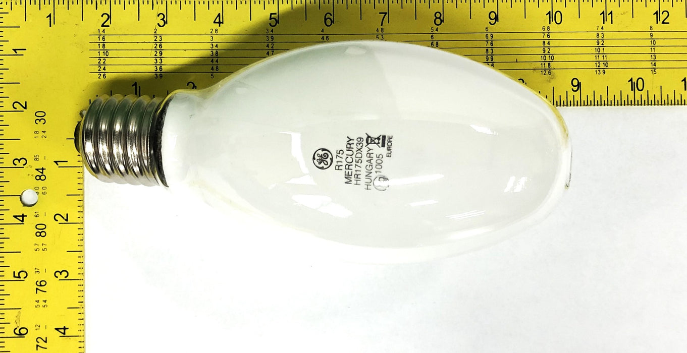 GE 7800 Lumens 175 Watts Deluxe White Coated Bulb Mercury 175 [Lot of 4] NOS