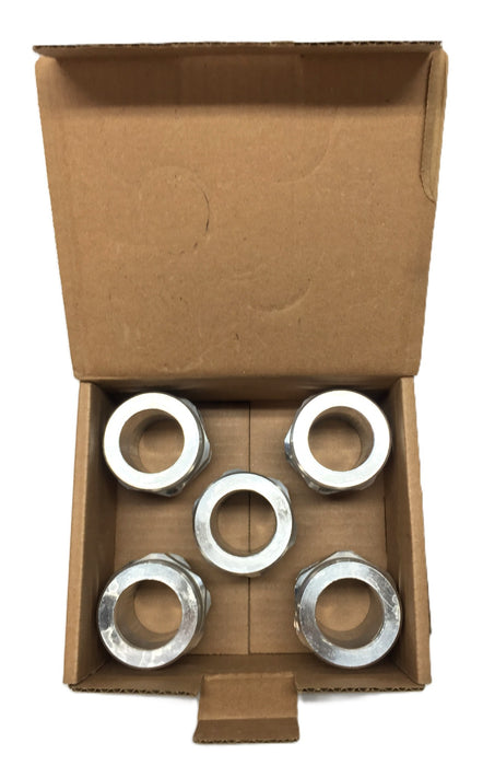 Remke 1-1/2" Natural Aluminum Straight Cord Grip Case RSR-500-W (5pcs) NOS