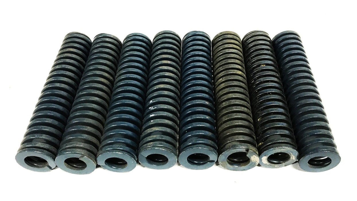 Unbranded 4-1/2 inch x 1 inch Blue Compression Spring [Lot of 8] NOS