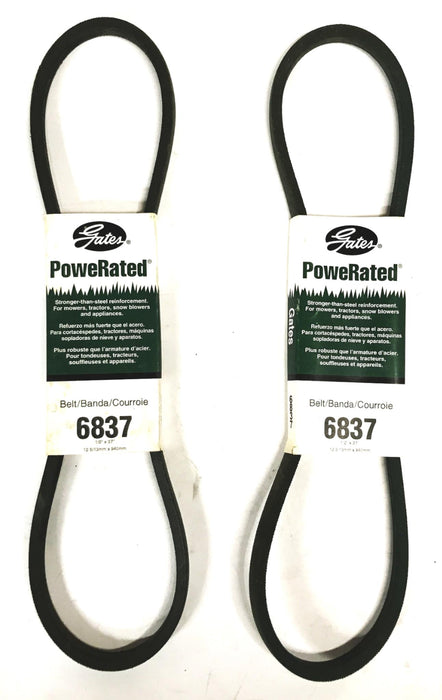 Gates Accessory Drive Belt 6837 [Lot of 2] NOS