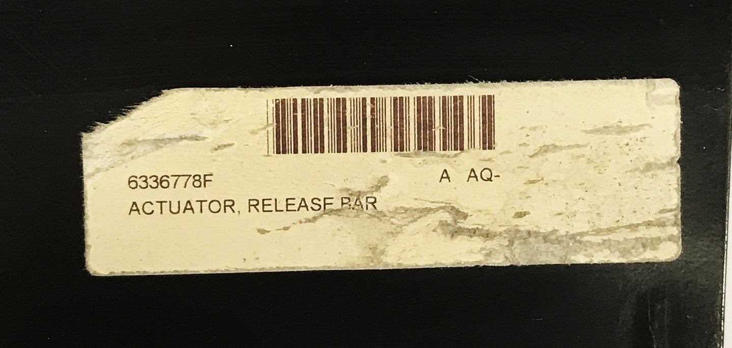 New Flyer Bus Door Actuator Release Bar 6336778F NOS