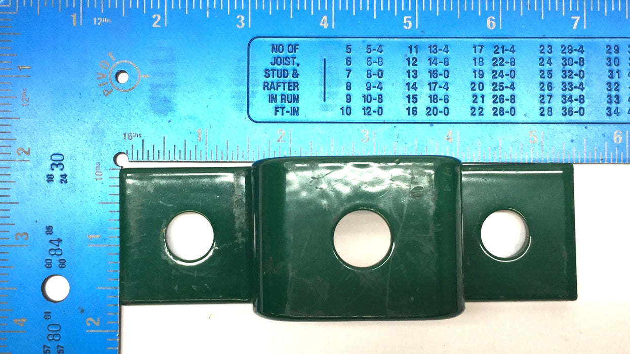 Unistrut 5-Hole Permagreen U-Shaped Fitting P1047GR [Lot of 11] NOS