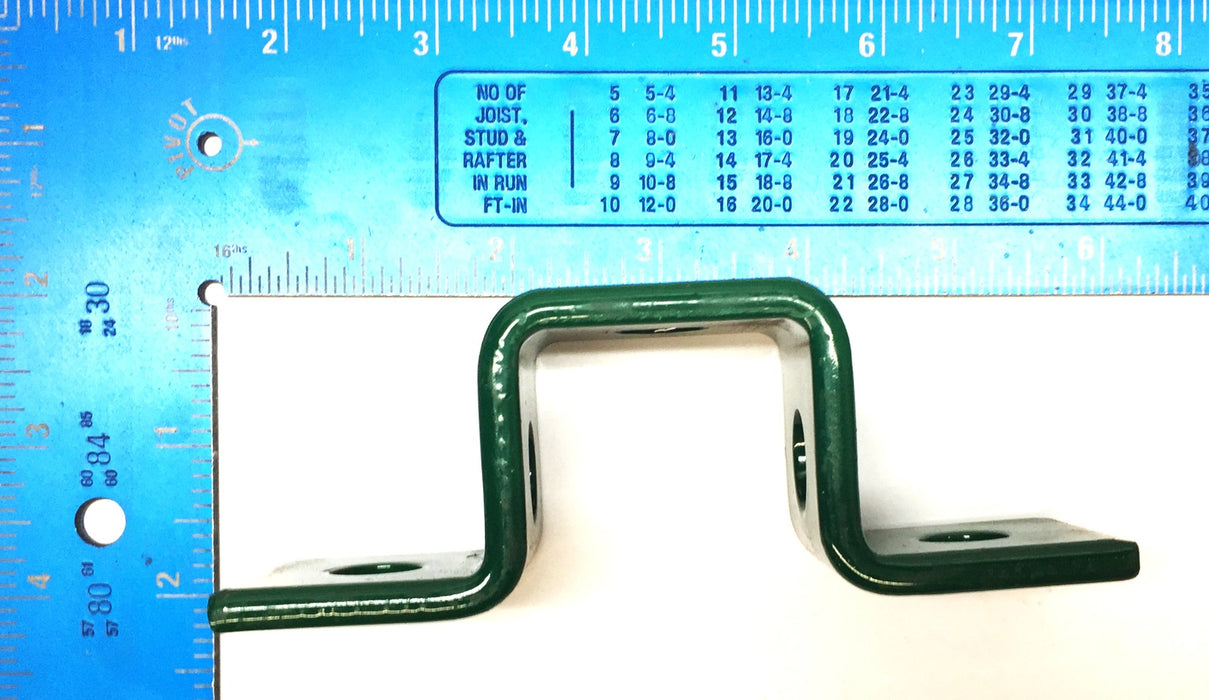 Unistrut 5-Hole Permagreen U-Shaped Fitting P1047GR [Lot of 11] NOS
