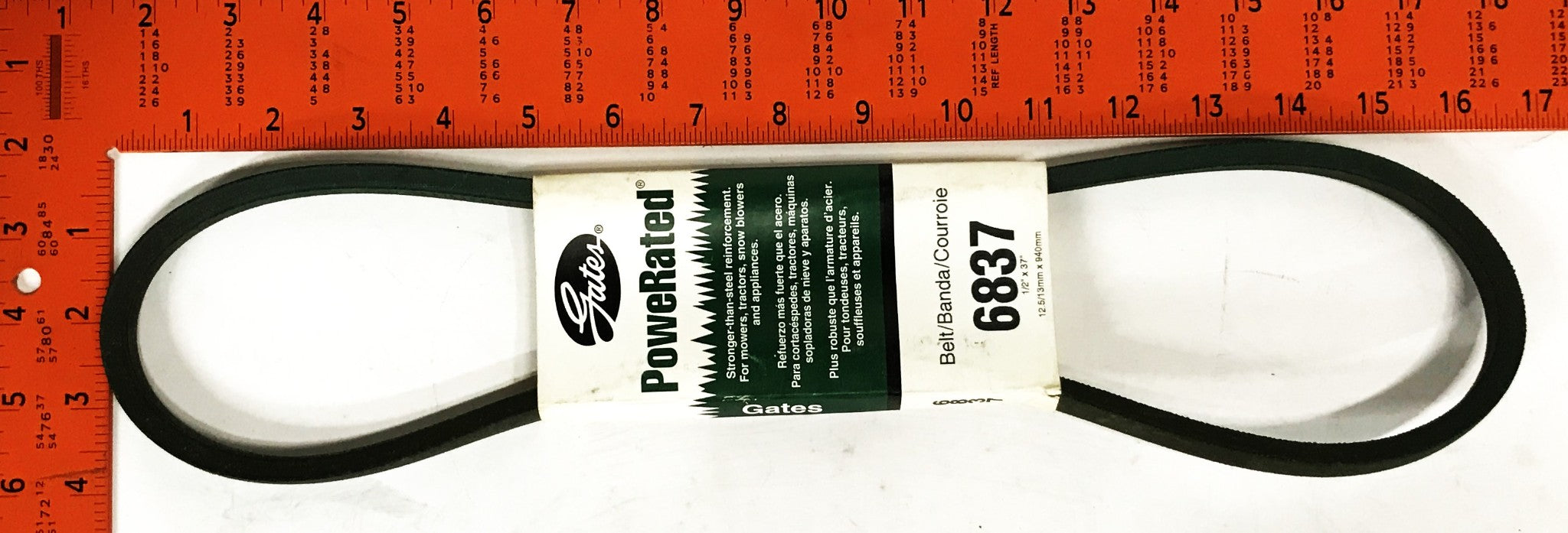 Gates Accessory Drive Belt 6837 [Lot of 2] NOS