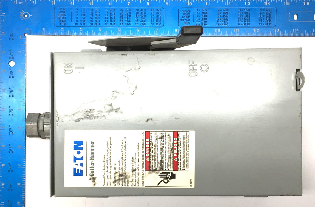 Eaton/Cutler-Hammer General Duty Safety Switch DG321NRB NOS