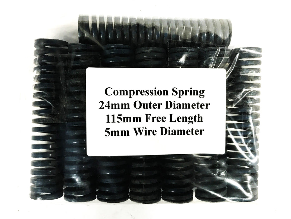 Unbranded 4-1/2 inch x 1 inch Blue Compression Spring [Lot of 8] NOS