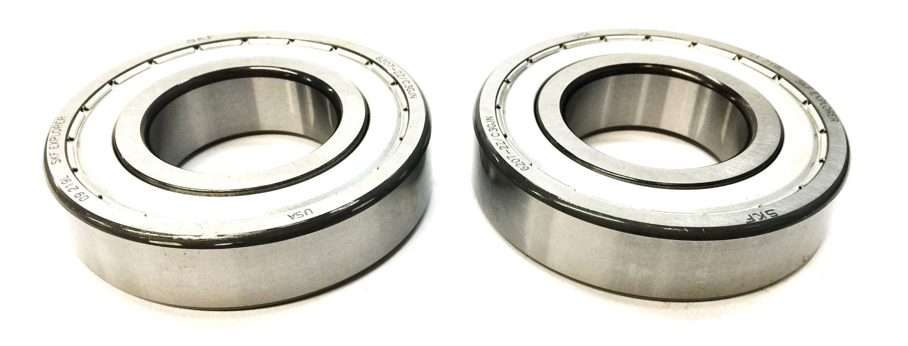 SKF Metal Shielded Ball Bearing 6207-2Z/C3GJN [Lot of 2] NOS