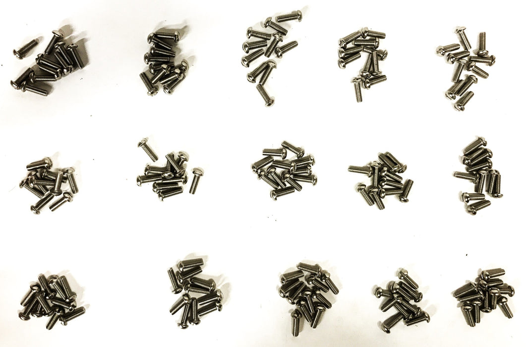 Unbranded 10-32 x 5/8 inch Slotted Round Head Machine Screws [Lot of 150] NOS