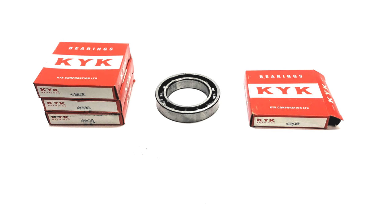 KYK Radial Ball Bearing 6908 [Lot of 4] NOS