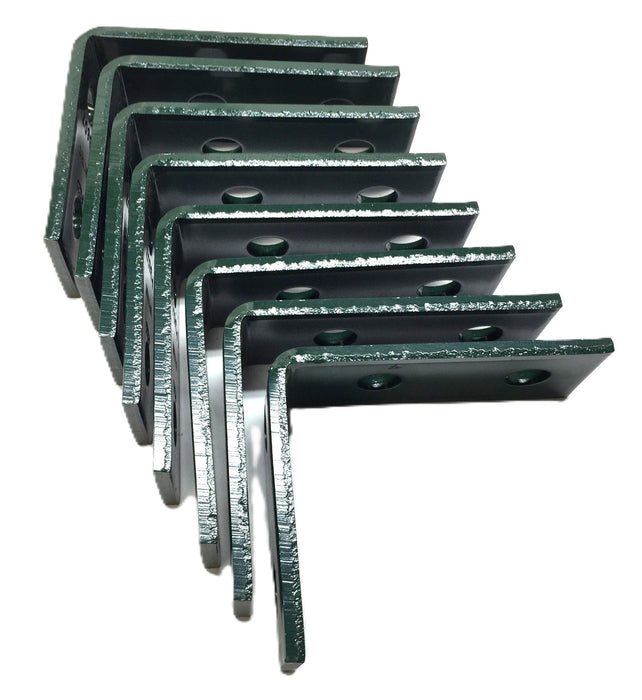 Unistrut 4-Hole 9/16" Green Channel 90-Deg. Angle Fitting P1325-GR [Lot of 8]NOS