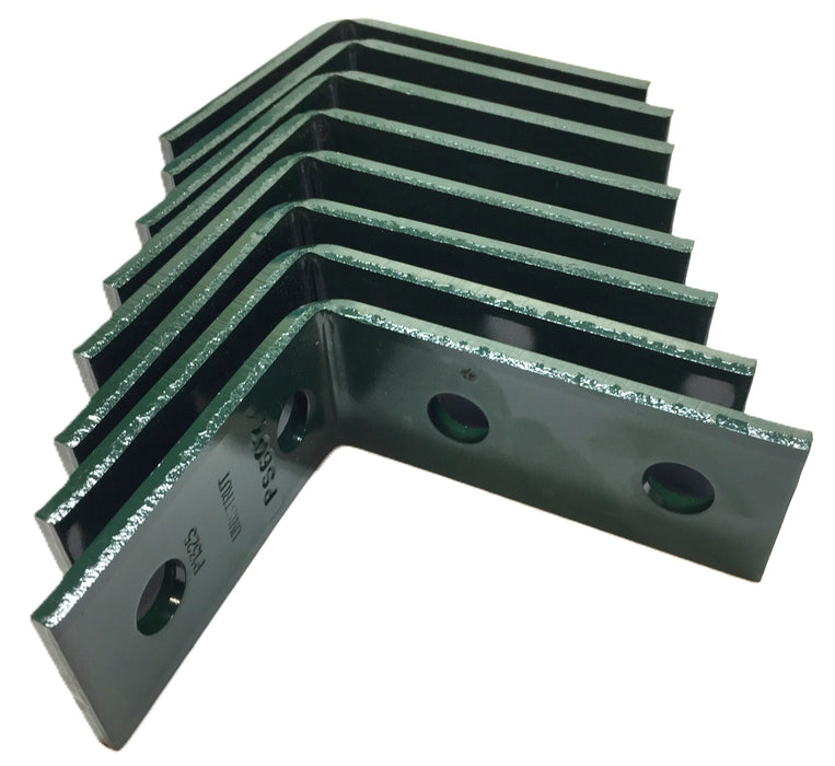 Unistrut 4-Hole 9/16" Green Channel 90-Deg. Angle Fitting P1325-GR [Lot of 8]NOS