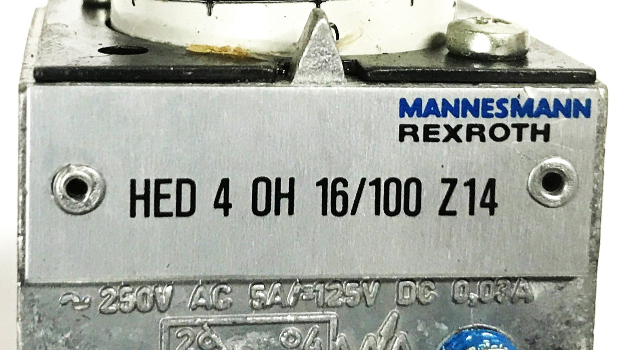 Rexroth Hydro-Electric Pressure Switch HED 1 OH 16/100 Z14 NOS