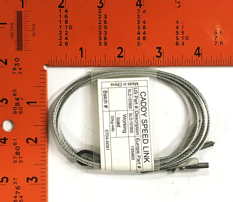 Erico Caddy Speed Link Y-Toggle with Eyelet Extension SLD15Y800 [Lot of 16] NOS