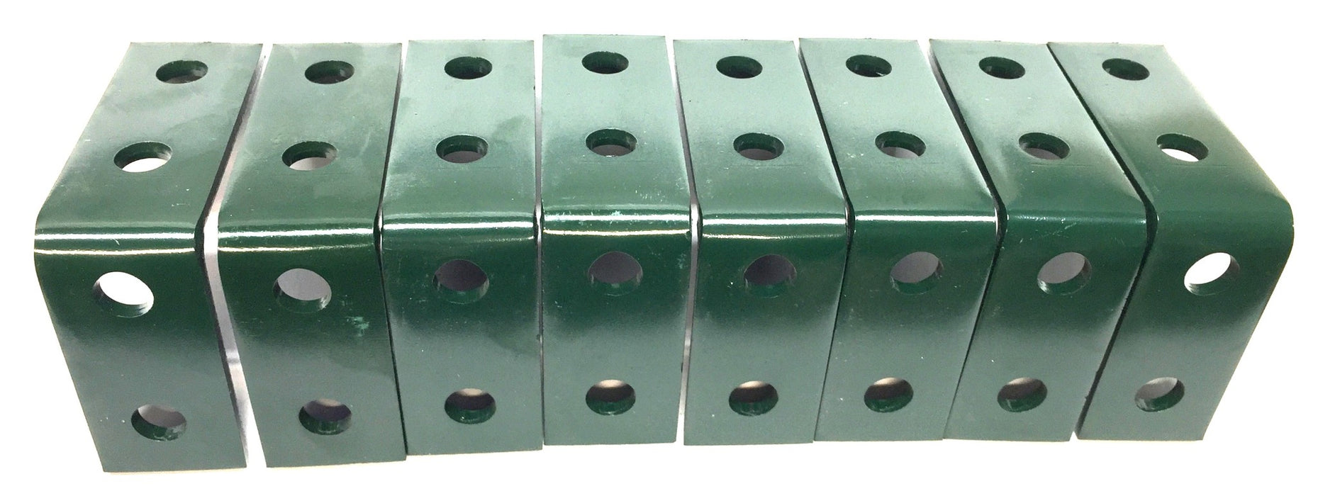 Unistrut 4-Hole 9/16" Green Channel 90-Deg. Angle Fitting P1325-GR [Lot of 8]NOS