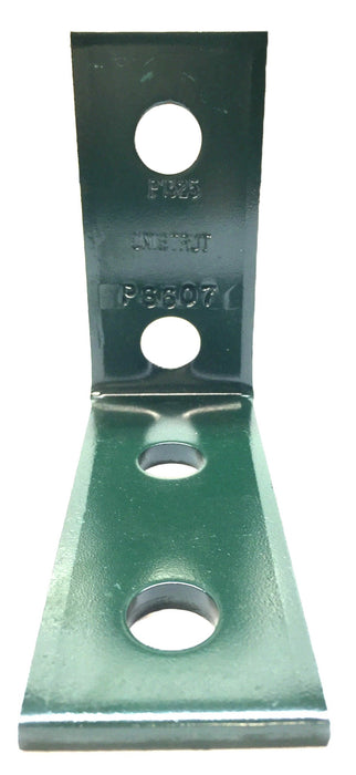 Unistrut 4-Hole 9/16" Green Channel 90-Deg. Angle Fitting P1325-GR [Lot of 8]NOS