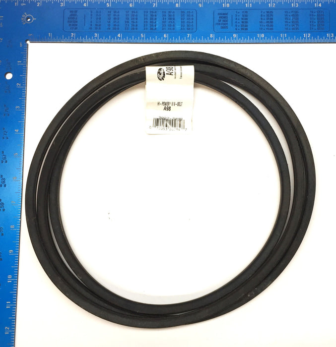 Gates Hi-Power II V-Belt A98 NOS
