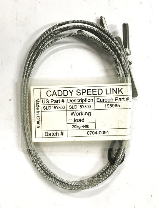 Erico Caddy Speed Link Y-Toggle with Eyelet Extension SLD15Y800 [Lot of 16] NOS