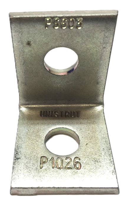 Unistrut 1-5/8" 2-Hole Channel Angle Bracket P1026 (PS603) [Lot of 6] NOS