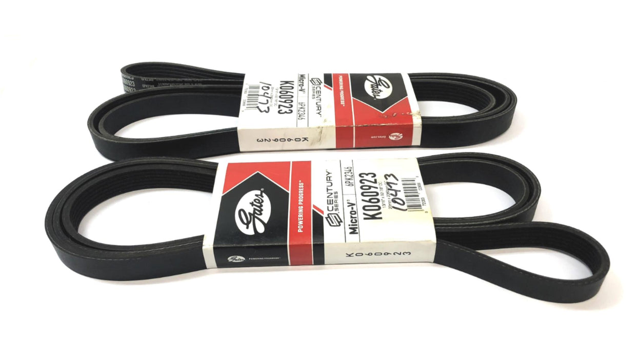 Gates Micro-V Serpentine Belt K060923 [Lot of 2] NOS