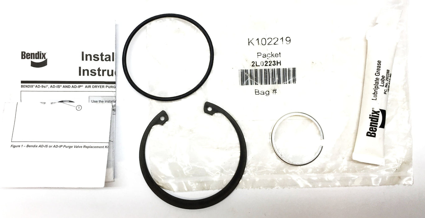 Bendix Purge Valve Accessory Kit Only - No Valve K102219 (2L0223H) NOS