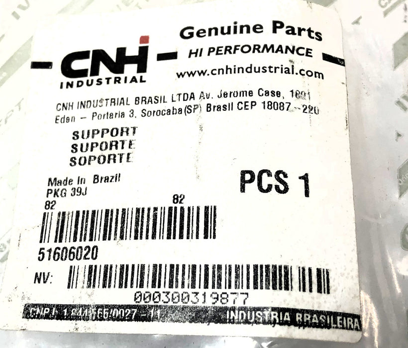 Support Bracket For CNH 51606020 NOS