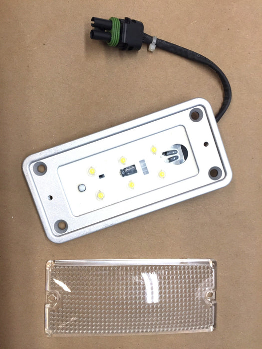 Unbranded Clear White LED 6-Diode Interior Dome Light [Lot of 2] NOS