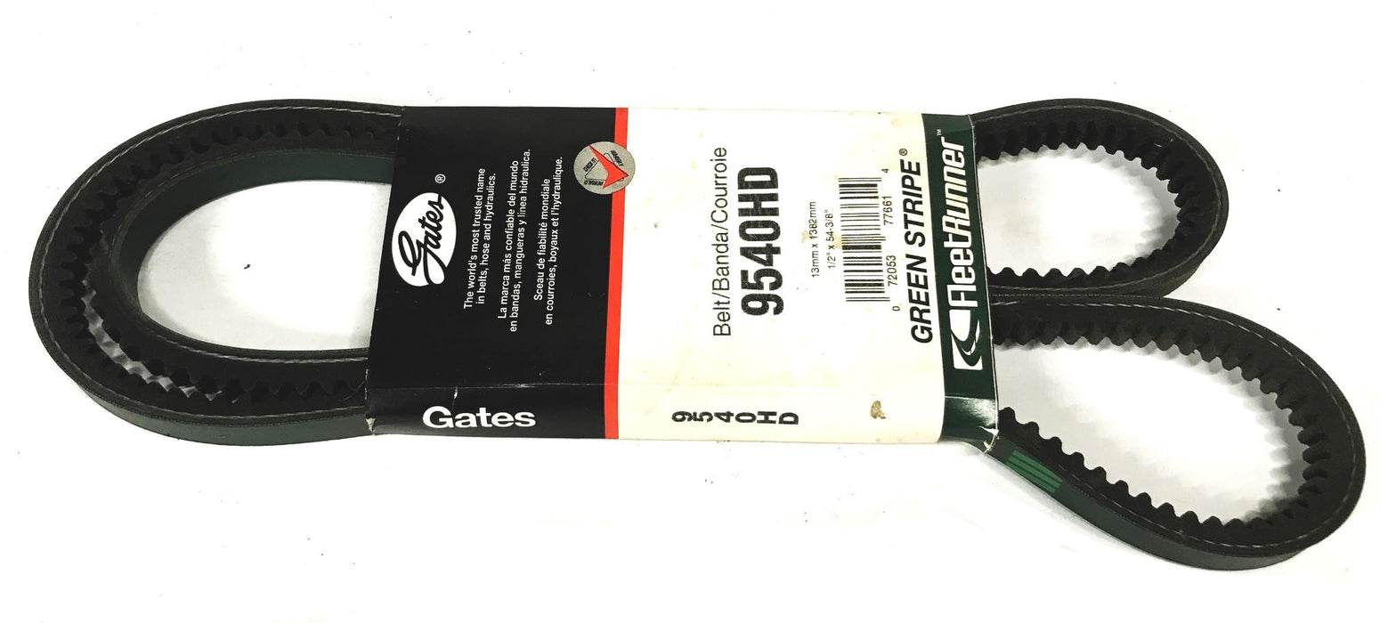 Gates FleetRunner Heavy Duty Cogged V-Belt 9540HD [Lot of 2] NOS
