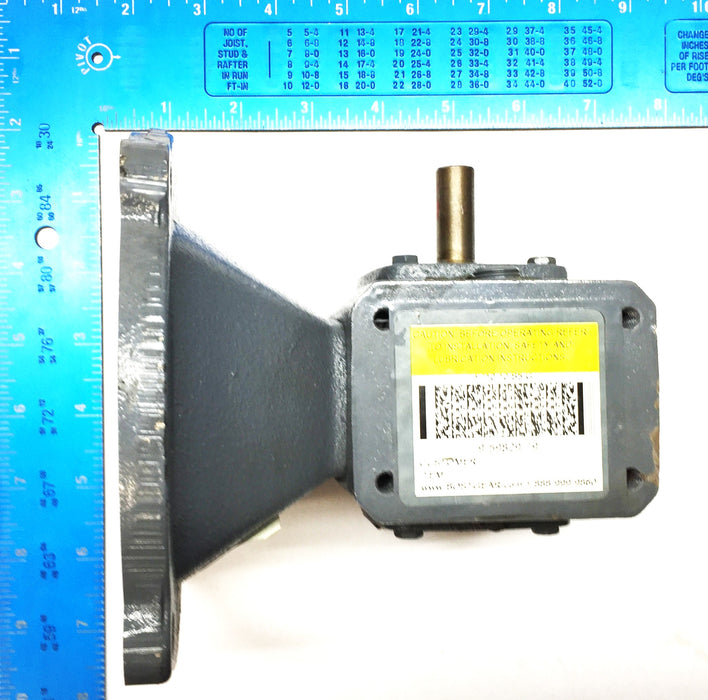 Boston Gear 10:Ratio Input HP: .37 Output: 123 Gear Reducer Boston F71010B56 NOS