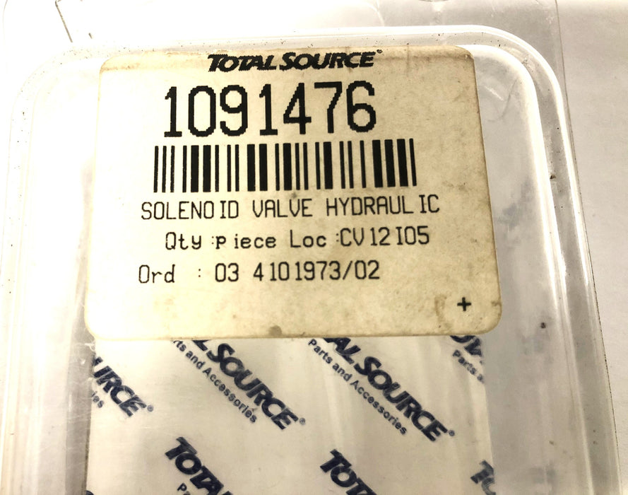 Total Source Hydraulic Solenoid Valve For Forklift 1091476 NOS