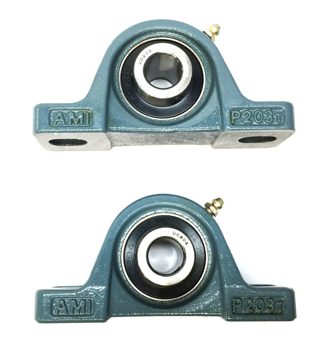 AMI Pillow Block Bearing Assembly UCP203 (UC203/UC204) [Lot of 2] NOS