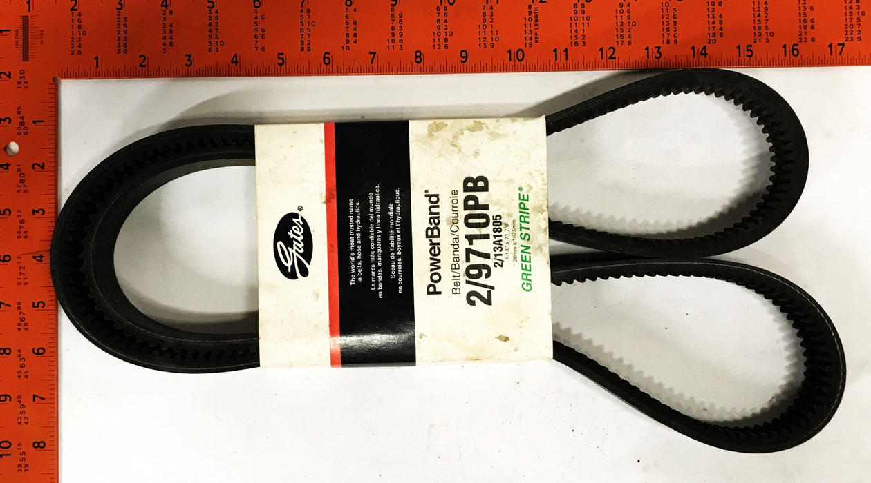 Gates Power Band Heavy Duty Joined V-Belt 2/9710PB NOS