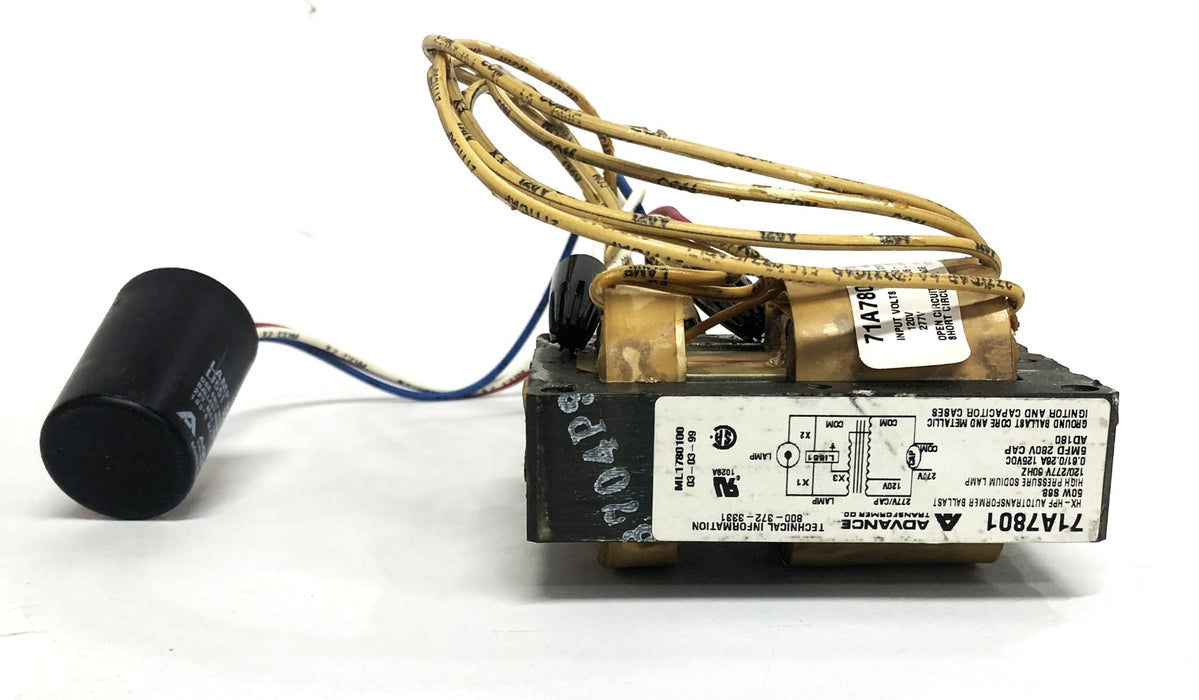 Philips Advance 1-50W S68 HP Sodium Core & Coil Ballast Kit 71A7801-001D NOS