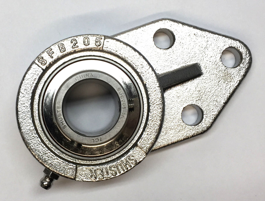 Shuster 3-Bolt Flange Mounted Bearing SUCSFB205-16 NOS