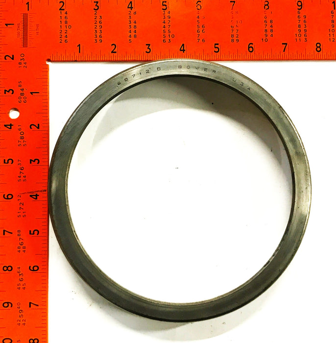 Bower Flanged Tapered Roller Bearing Cup (No Box) 68712B NOS