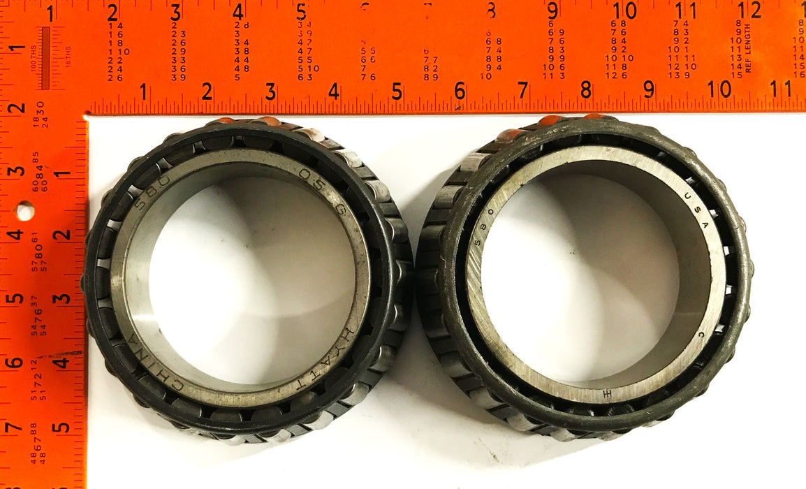 Hyatt/HH Tapered Roller Bearing Cone 580 [Lot of 2] NOS
