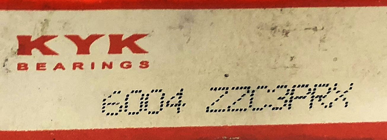 KYK Radial Ball Bearing 6004ZZC3PRX (6004ZCM) [Lot of 5] NOS