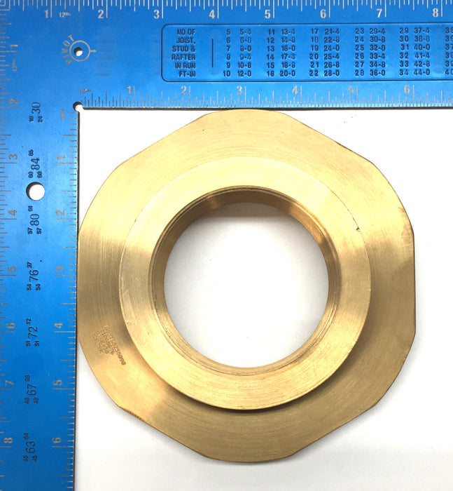 Sulzer Bronze Nut with 3"-12 Threaded Bore 001765235090 NOS