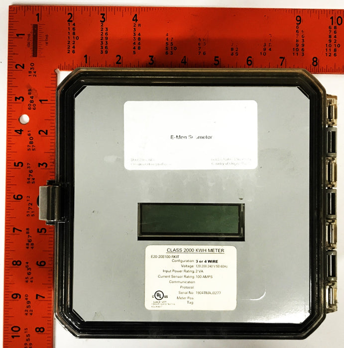 Honeywell Class 2000 E-Mon Submeter E20-208100-RKIT USED