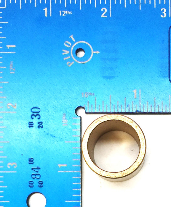 Unbranded 25mm x 25mm x 20mm Bore Bronze Bushing CBM020025025 [Lot of 5] NOS