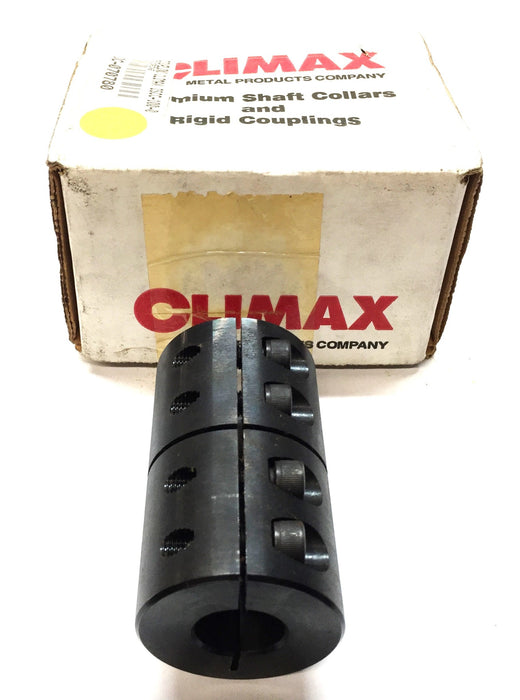 Climax Black Oxide Steel 1pc Clamping Coupling 1"and 3/4" Bore ISCC-100-0 NOS