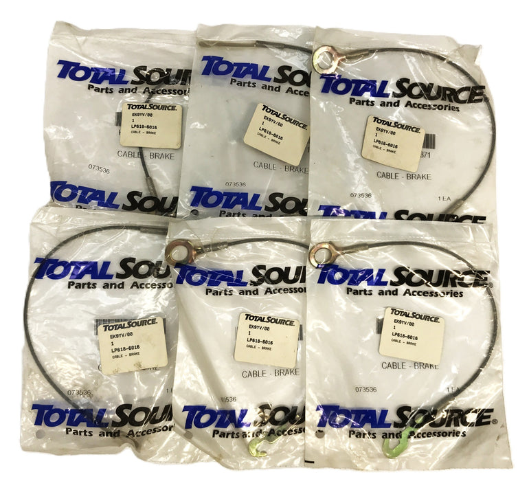 Total Source Forklift Brake Cable LP618-6016 [Lot of 6] NOS