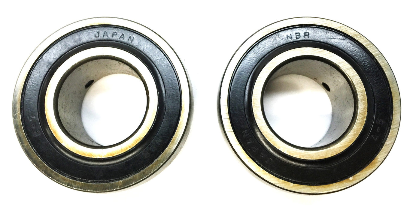 NBR Sealed Roller Bearing with Collar SB207 [Lot of 2] NOS