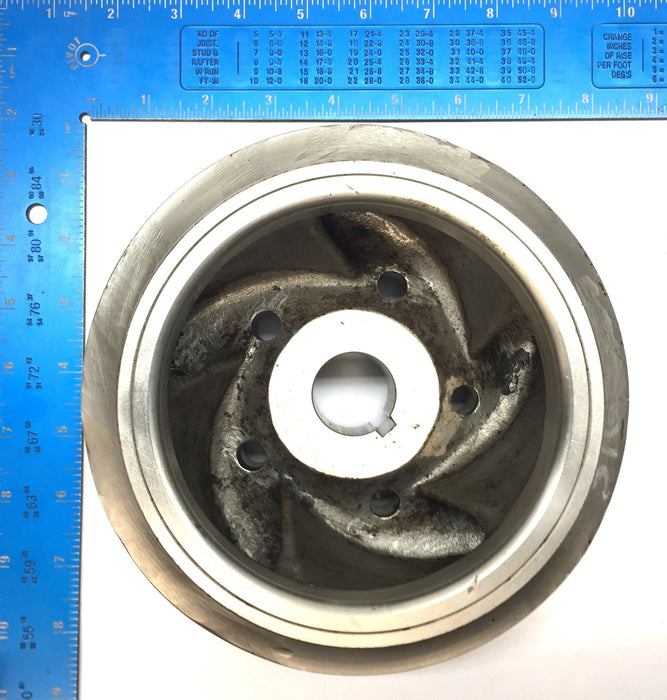 Union Pump Co. Stainless Steel Centrifugal Pump Impeller 114008 (10923306) USED